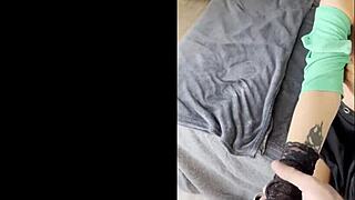 Shy Emo Goth Latina Emily Sinner's Big Booty Casting!