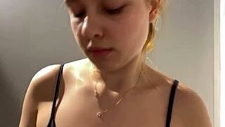 18yo blonde bbw gets hardcore fucked in public gym risking exposure