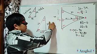 Lost in Sexual Math Angles with Seductive Japanese Eyes and Nerdy Passion