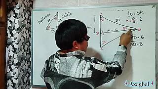 Lost in Sexual Math Angles with Seductive Japanese Eyes and Nerdy Passion