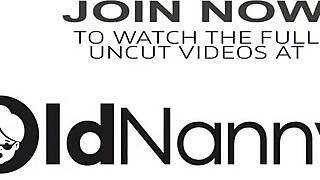 old musa and victoria go at it with strapon doggystyle