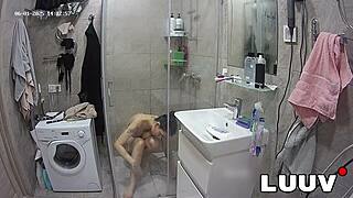 i luuv beautiful alice shave my pussy intimately in shower for reality cameras