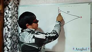 Lost in Sexual Math Angles with Seductive Japanese Eyes and Nerdy Passion