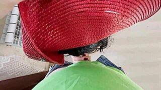 naked stepmom at window tempts stepson into hard anal pounding