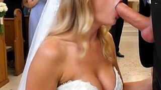 Wet bride craves monster cock on wedding day ai generated interracial pounding
