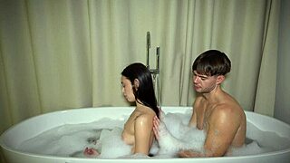 skinny small titted 18yo amateur babe sucks huge cock deepthroats gags first time homemade rough