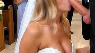 Wet bride craves monster cock on wedding day ai generated interracial pounding