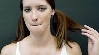 Tattooed Brunette Starshine Worships Cock with Messy Deepthroat