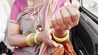 Big Boobs Maid Dripping Wet Pussy Car Sex Dirty Telugu Talk