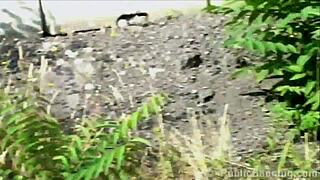 street gangbang with teen pussy gets wild outdoors!! 😈🔥