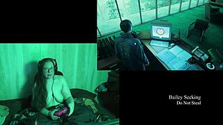 naked at the lake house playing this game with my big tits out... part 1 feels wild