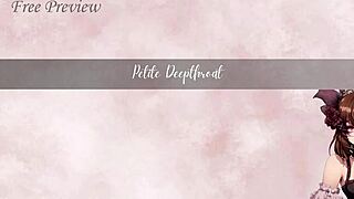 she swallowed my cum twice using her throat as a tight pussy