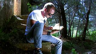 Lora Row's Hardcore Amateur Outdoor Fuck Ends In Massive Facial Cumshot On Shaved Pussy