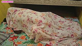 ever wonder what happens when a couple gets caught fucking under the sheets straight to anal?
