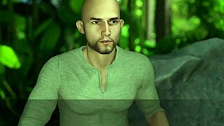 Redhead Sofia explores jungle dating sim getting hardcore fucked deep