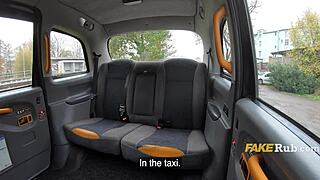 Hey, did that British girl just pay her taxi with hot backseat sex?