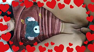 i'm poundin my stepdaughter missionary style til i explode cum all over her shaved pussy valentines celebration gone wild