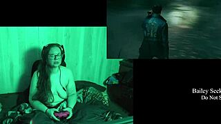 naked at the lake house playing this game with my big tits out... part 1 feels wild