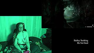 naked at the lake house playing this game with my big tits out... part 1 feels wild