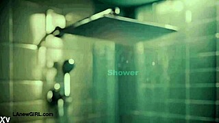 new cute brunette daddy, shower got you hard for petite tease?