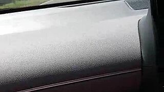 wanna see this housewife ride with tits flashing out?