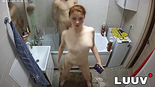 omg foxy and esteban are filming their steamy shower debut for luuv reality show, so hot! 💦🚿