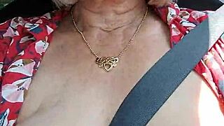 wanna see this housewife ride with tits flashing out?