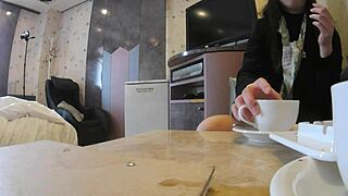 mature japanese ol woman has daytime rough 1on1 sex session in office