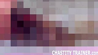 POV femdom locks your cock in tight bondage chastity after long wait