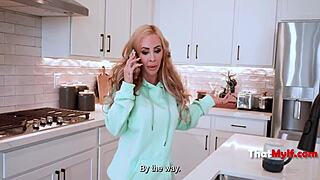 busty blonde danae mari cheats boyfriend for rough titty fuck