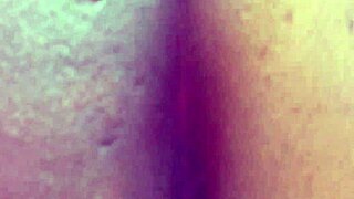 curvy black couple starts beach vacation with wet foreplay and clit fun