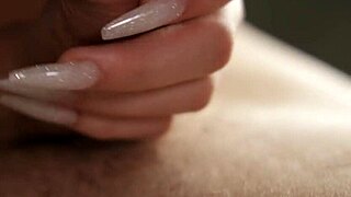 I love Emma Ester's juicy lips teasing my cock in slowmo bliss