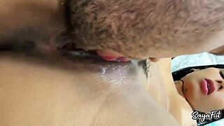 colombian milf sayafit fixes my tv then bends over for rough anal pounding with her huge curvy ass