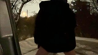 Snow Play Flashing Nipples With Suckers No Pants