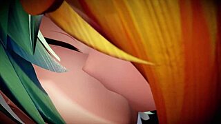 compilation of cartoon girls passionately kissing to hot music