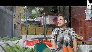 Newlywed Wife Cheats Toilet Fuck Gruff Owner Vegetable Stall