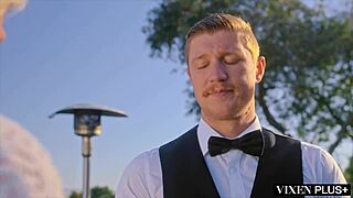 vixenplus cock hungry blonde milf dee williams cheats at party blowing server deepthroat doggystyle titty fuck cum in mouth