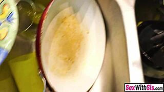 my slutty latina teen stepsis 18+ with small tits blows me then fucks hard to shut me up taboo