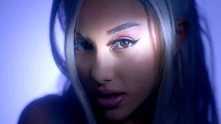 ARIANA GRANDE'S TINY TONGUE FOCUSES ON YOUR COCK PETITE CELEB STYLE??