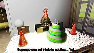 who wouldn't love this birthday gift 🎁🍆 big tits bouncing all night?