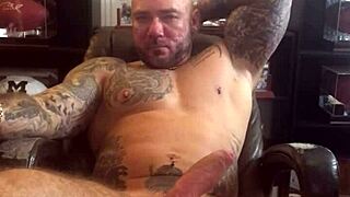 Cigar Makes Him Rock Hard And Ready!