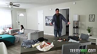 the petite asian sitter lulu chu gets spanked hard by chris in epic reality pov