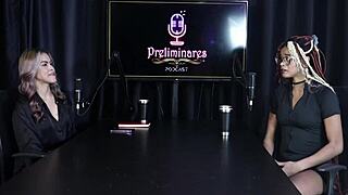 Naomi Campos Sheer Red Lingerie Lesbian Brazilian Swingers Compilation