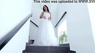 slammed bride lena coxx takes 4on1 bbc atm balls deep dap rough manhandle big gapes pee cum swallow