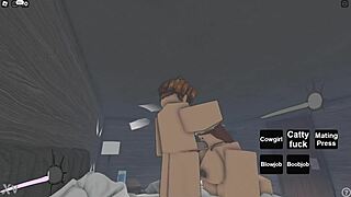 busty english queen fucks roblox noob till he cums on tits