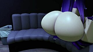 Big Booty Shakes and Strips Clothes Ripped Off