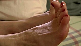 explode your thick seed all over my pretty soft feet now