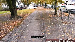 😈 deutsche milf hausfrau abgeschleppt auf straße für outdoor fick! 🔥