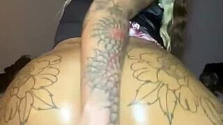 horny emo british 18 year old goth teen slut fucks her big tits solo