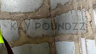 Crazy huge cock public jerk off with intense moans and massive cumshot 💦😩